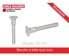 Broche à bille tout inox Emile Maurin