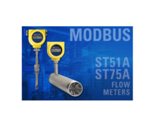 Débitmètres massiques thermiques air/gaz ST51A et ST75A avec Modbus