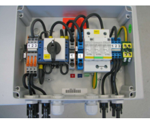 Boitier de raccordement photovoltaique 3 String 