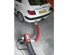 Kit extracteur gaz d'échappement pour ateliers autos 