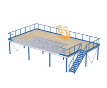 Plate-forme de stockage Mezzanine industrielle