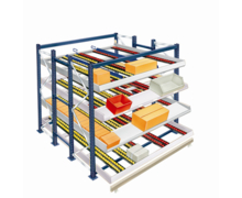 Rayonnage dynamique pour colis