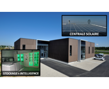 centrale électrique hybride PV diesel pour bâtiment