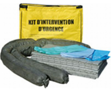 Kit absorbant en sac de 20 l à 90 l pour tous liquides polluants