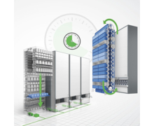 Solutions Hänel EcoConcept pour réduire la consommation énergétique des stockeurs verticaux