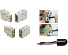 Connecteurs modulaires Han-Modular® : jusqu’à 30 % de réduction des temps d’assemblage