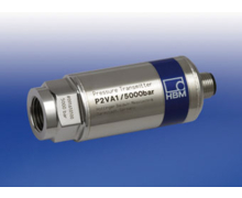 Capteur de pression HBM P2V pour haute pression allant jusqu’à 5.000 bar 