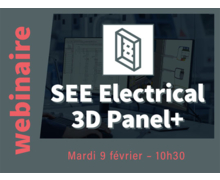 Webinaire IGE+XAO :  "Concevez et fabriquez vos armoires avec SEE Electrical 3D Panel+"