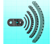 Chaînes porte-câbles E2.1 : 10 décibels en moins et des temps de montage réduits de 50% !