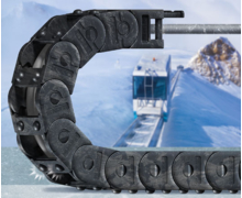 ice-chain, une nouvelle chaîne porte-câbles pour les très basses températures