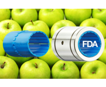 Le polymère haute performance iglidur A160 conforme aux exigences du FDA et de l’UE