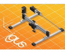 Portique 3D drylin E sans graisse et sans entretien