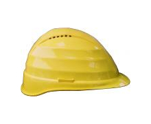 Casque de chantier en polyethylène