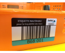 Etiquettes d'identification bac, conteneur, palettes
