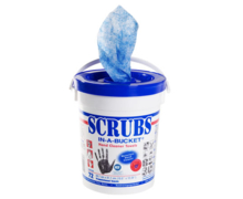 SCRUBS, des lingettes pour le nettoyage difficile des mains en maintenance industrielle