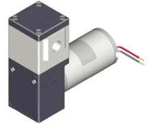 Pompe à vide pour liquide en PTFE 