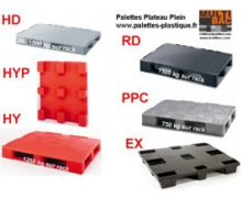 Palette plastique Plateau Plein