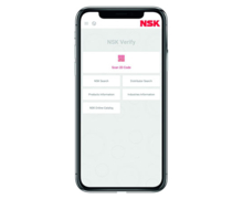 Appli NSK Verify actualisée pour inclure les roulements industriels