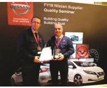 L’usine NSK de Peterlee reçoit le Trophée de la Qualité Nissan  