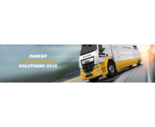 Un camion d’exposition Parker sur Solutrans 2015