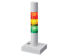 Colonne lumineuse LED communicante