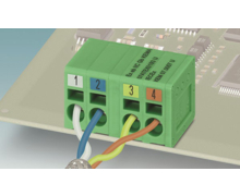 Blocs de jonction pour circuit imprimé pour transmission des données PROFINET