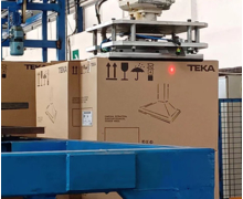La solution de palettisation de cartons Piab  améliore la productivité de Steelgran de 35 %