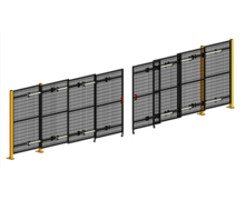 Portes hybrides et à grandes ouvertures pour lignes de production