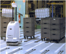 SHERPA-D, un robot mobile autonome dédié au transport de piles de bacs