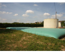 Citerne souple de stockage d'effluents industriels