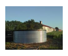 Réservoir acier galvanisé pour eaux pluviales