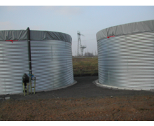 Réservoir de stockage en acier galvanisé