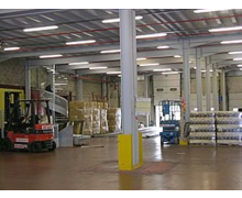 Plateforme de stockage, mezzanine industrielle sur mesure