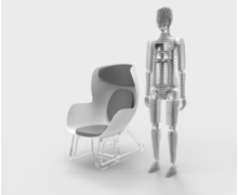 THK présente un Humanoïde sensitif et une chaise intelligente