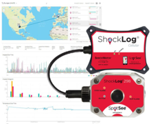 Enregistreur de choc géo-localisé Shocklog Cellular