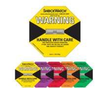 Indicateur de choc ShockWatch pour colis et emballages