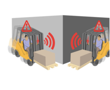 Le CAM: un système de détection engin-engin qui sécurise les entrepôts.