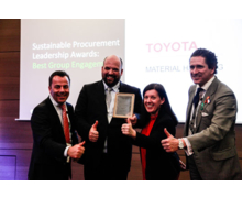 Toyota Material Handling reçoit le prix "BEST GROUP ENGAGEMENT" pour sa démarche de développement durable