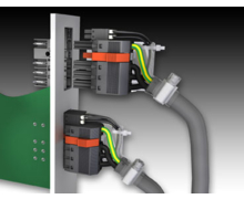 Connecteurs Omnimate Power Hybrid SV/BVF 7.62 pour cartes électronique