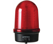 Feu à éclat double led 24Vcc rouge 