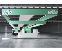 Wilo, première entreprise de l'industrie des pompes  avec un stand d'exposition virtuel